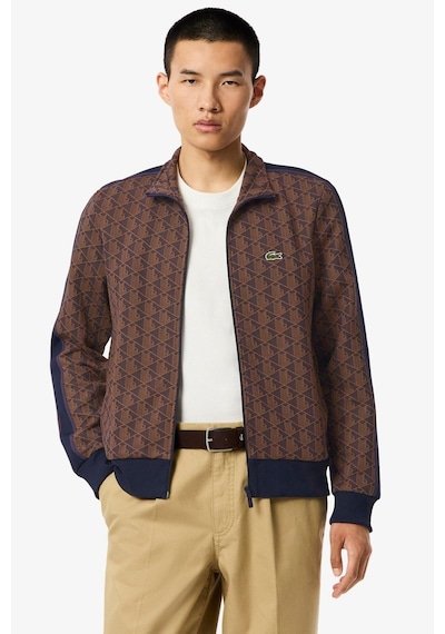 Lacoste Men's Regular Fit Zip Up Monogram Sweatshirt Erkek Tam Fermuarlı Logolu Sweatshirt Kahverengi Lacoste Men's Regular Fit Zip Up Monogram Sweatshirt Erkek Tam Fermuarlı Logolu Sweatshirt Kahverengi