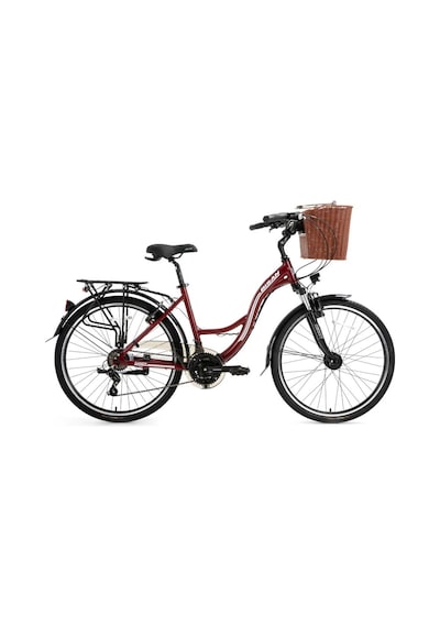 Bisan Sandy 26 Jant 21 Vites Şehir Bisikleti 43cm Kadro Bordo Bordo