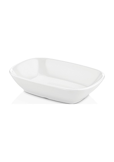 Kırılmaz Kare Kayık Tabak 12x8,5 cm. ( 6 ADET )