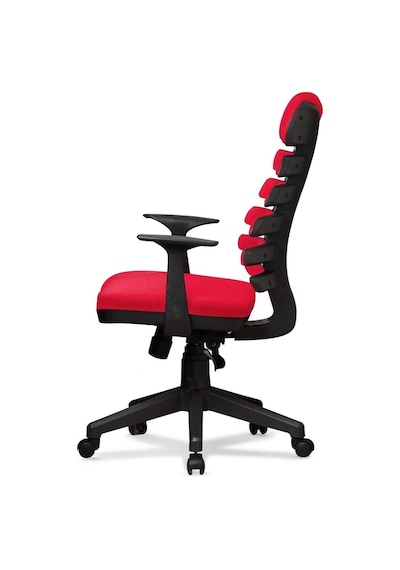 Ev Ve Ofis Çalışma Sandalyesi Bilgisayar Ve Yönetici Koltuğu Zebra Model Kırmızı