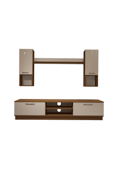 Decoraktiv Eko 5dab Slm Dvd Tv Ünitesi Tv Sehpası Ceviz - Beyaz