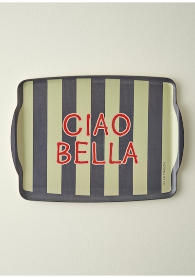 Bella Maison Line Melamin Tepsi 42x31 Cm Çok Renkli