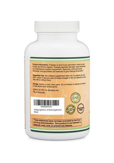 Fadogia Agresti.s 600 Mg 180 Veg.kapsül.usa Vers.