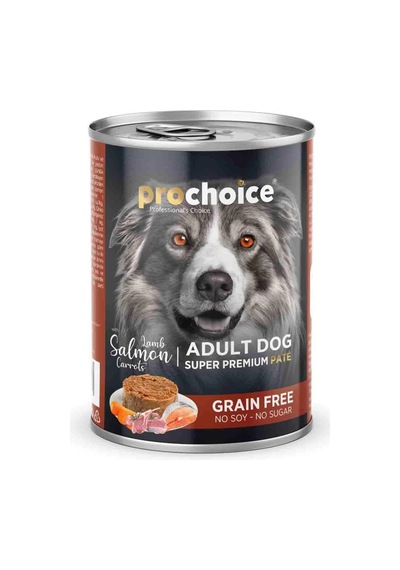 Prochoice Kuzulu Somonlu Ve Havuçlu Yetişkin Konserve Köpek Maması 400 Gr