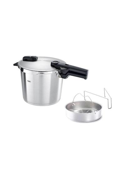 Fissler Vitaquick Premium Buhar Aparatlı 6 Lt Düdüklü Tencere Inox