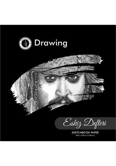 Dreamart Galery Eskiz Defteri 20x20 50 Yaprak Bej Kağıt Spiralli Karakalem Cizim Defteri
