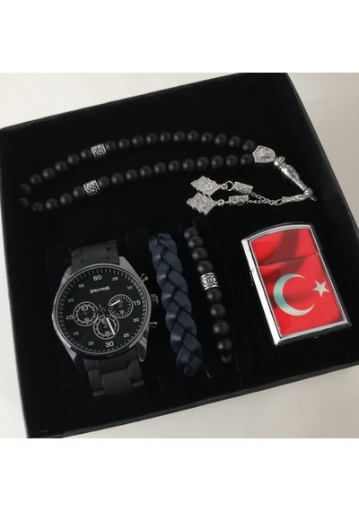 Erkek Kol Saati Kombin Çakmaklı Set nk1940