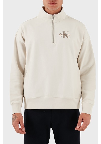Calvin Klein Erkek Sweat Lv04rd236g 67u Beyaz Beyaz