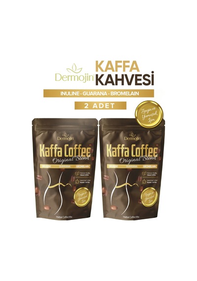 2 Adet - Kaffa  Kahvesi Inulın , Bromelaın ,guarana Çözünebilir