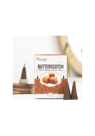 Aromatika Karamel Aromalı Konik Tütsü