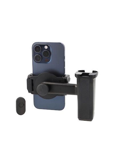 Ayex Manyetik Vlogging El Gribi Bluetooth Uzaktan Kumandalı, Tripod Ve Cold Shoe Uyumlu Siyah