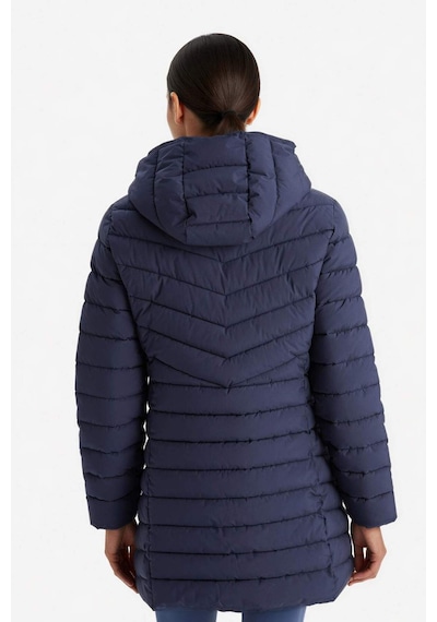 Defacto Defactofit Su İtici Regular Fit Kapüşonlu Şişme Parka Mont C6035ax25wnnv251 Lacivert-nv251