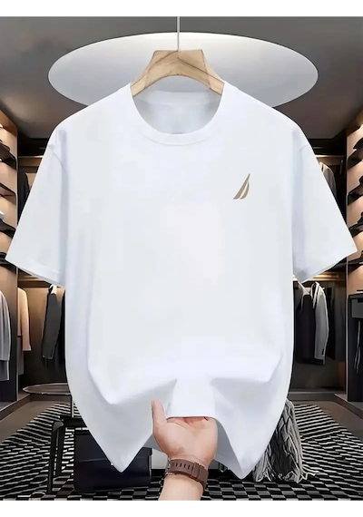 Startmore Unisex Tasarım Baskılı Oversize %100 Pamuk Beyaz