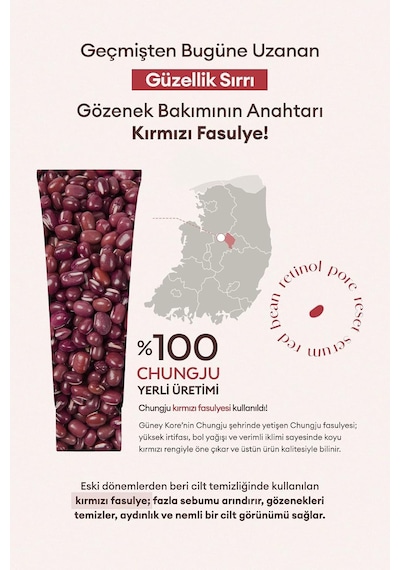 Lexroo Retinol İçerikli, Gözenek Arındırıcı Yıkama Köpüğü Red Bean Retinol Pore Peel To Foam 120 Ml