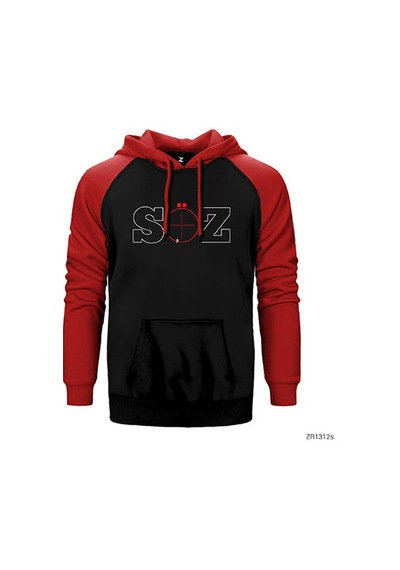 Söz Dizisi Logo 2 Sarı Renk Reglan Kol Sweatshirt / Hoodie