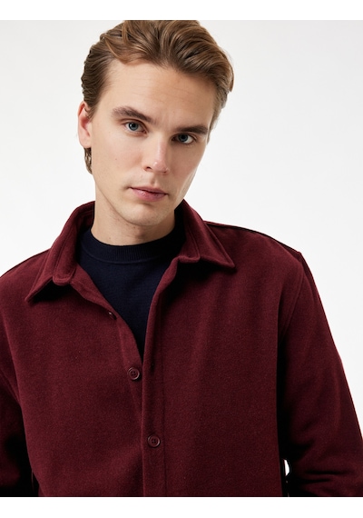 Koton Regular Fit Uzun Kollu Düğmeli Klasik Yaka Gömlek Bordo 6wam60236hw Bordo Koton Regular Fit Uzun Kollu Düğmeli Klasik Yaka Gömlek Bordo 6wam60236hw Bordo