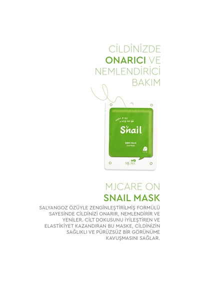 On Snail Mask - Salyangoz Özlü Yüz Maskesi 20'li