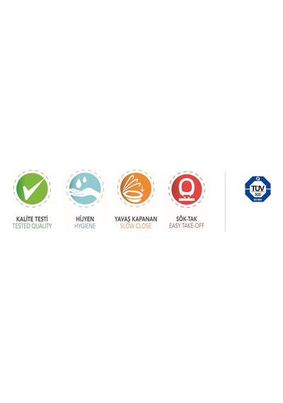Droplast Klozet Kapağı Kale Basic Roca Basic Model Ile Uyumlu Yavaş Kapanır Amortisörlü Diğer