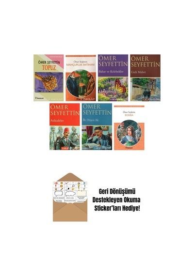 Ömer Seyfettin 7 Kitap Seti + Okuma Sticker'ları