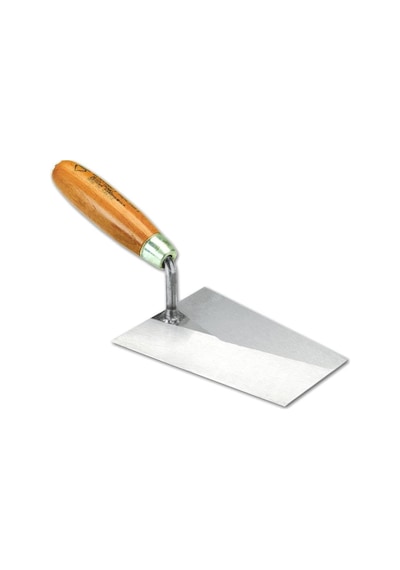 Dekor 067 Ahşap Saplı Duvarcı Malası 18 CM Yay Çeliği