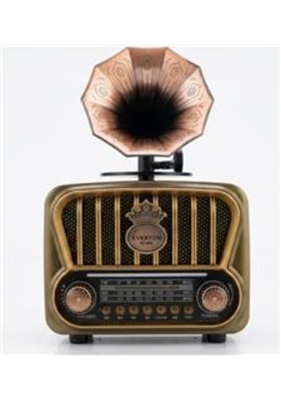 Everton Rt-605 Şarjlı, Nostaljik Radyo Bluetooth-usb-sd-fm