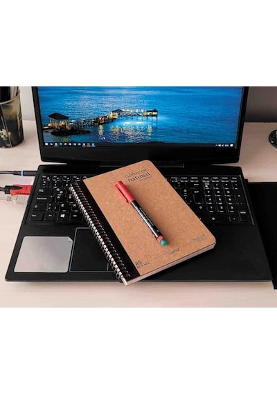 Natural Journal A5 Spiralli Sert Kapak Defter 80 Yaprak 160 Sayfa , Çizgili Günlük, Ofis Ve Hediye Kullanım Çok Renkli