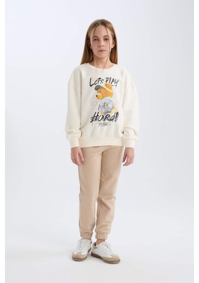 DeFacto Kız Çocuk Beli Paçası Lastikli Jogger Eşofman Altı D0734A824AUBG159 Bej DeFacto Kız Çocuk Beli Paçası Lastikli Jogger Eşofman Altı D0734A824AUBG159 Bej