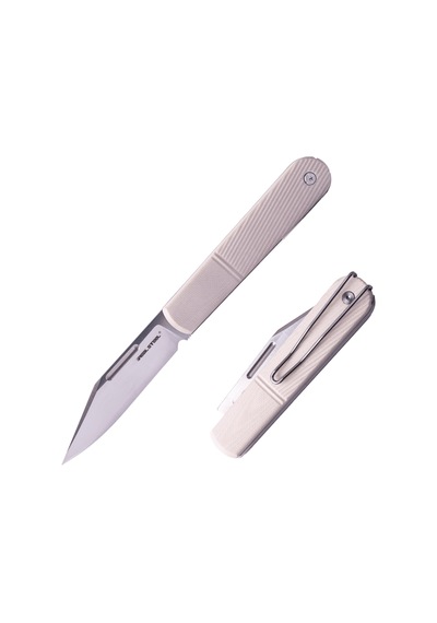 Real Steel Barlow Rb-5 G10 Sap N690 Çelik Kamp Çakısı 8022ı Kum