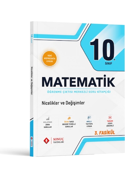 Sonuç Yayınları 10. Sınıf Matematik Set 2025 2026 Yeni Müfredat