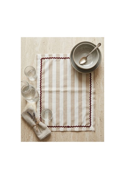 Kahverengi Çizgili Bordo Biyeli Amerikan Servisi 2'li Set 33x44 Cm Sofra Ve Masa Düzeni Dekoru Kahverengi - 887011997 Kahverengi Kahverengi Çizgili Bordo Biyeli Amerikan Servisi 2'li Set 33x44 Cm Sofra Ve Masa Düzeni Dekoru Kahverengi - 887011997 Kahverengi