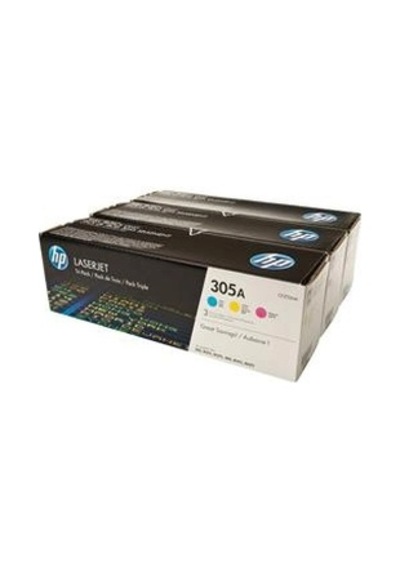 Hp 305a Mavi-kırmızı-sarı 3lü Takım Toner Cf370am Ce411a-ce412a-ce413a Kdo