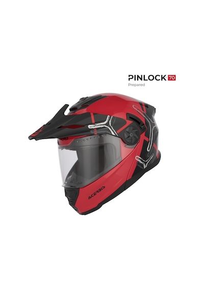 Acerbis Rıder Garphıc 22-06 Kask Siyah Kırmızı