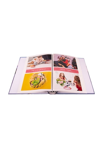 Rabsev RS038 Fotoğraf Albümü 10x15cm 200'lük Lüx Desenli Kutulu Not Yazılabilir Kırmızı