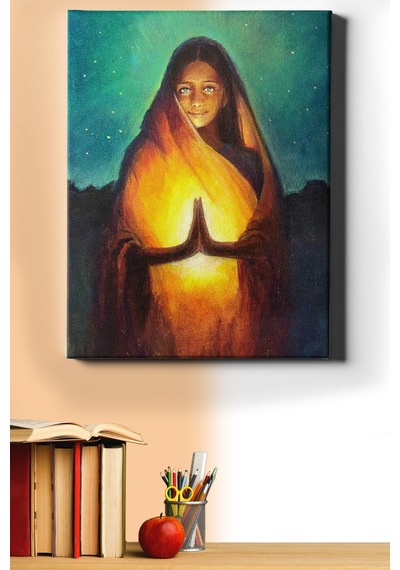 Webstyle Sayılarla Boyama Seti Kasnaklı Aydınlanma 50x65 Cm