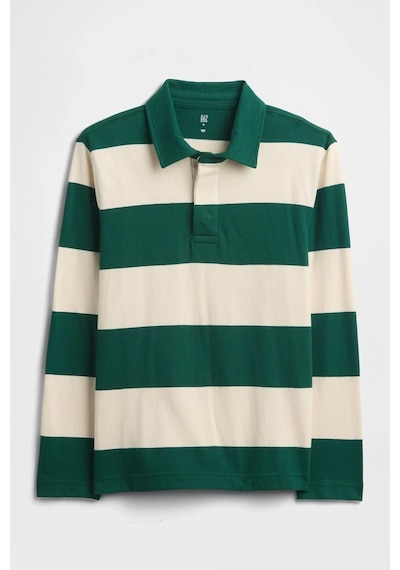 Gap V-ls Rugby Polo Çocuk Tişört YESIL