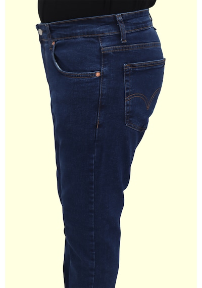 Denim Cartel Dmctekstil Erkek 1002 Yüksek Bel Normal Kesim Boru Paça Jean Pantolon Koyu Mavi Denim Cartel Dmctekstil Erkek 1002 Yüksek Bel Normal Kesim Boru Paça Jean Pantolon Koyu Mavi