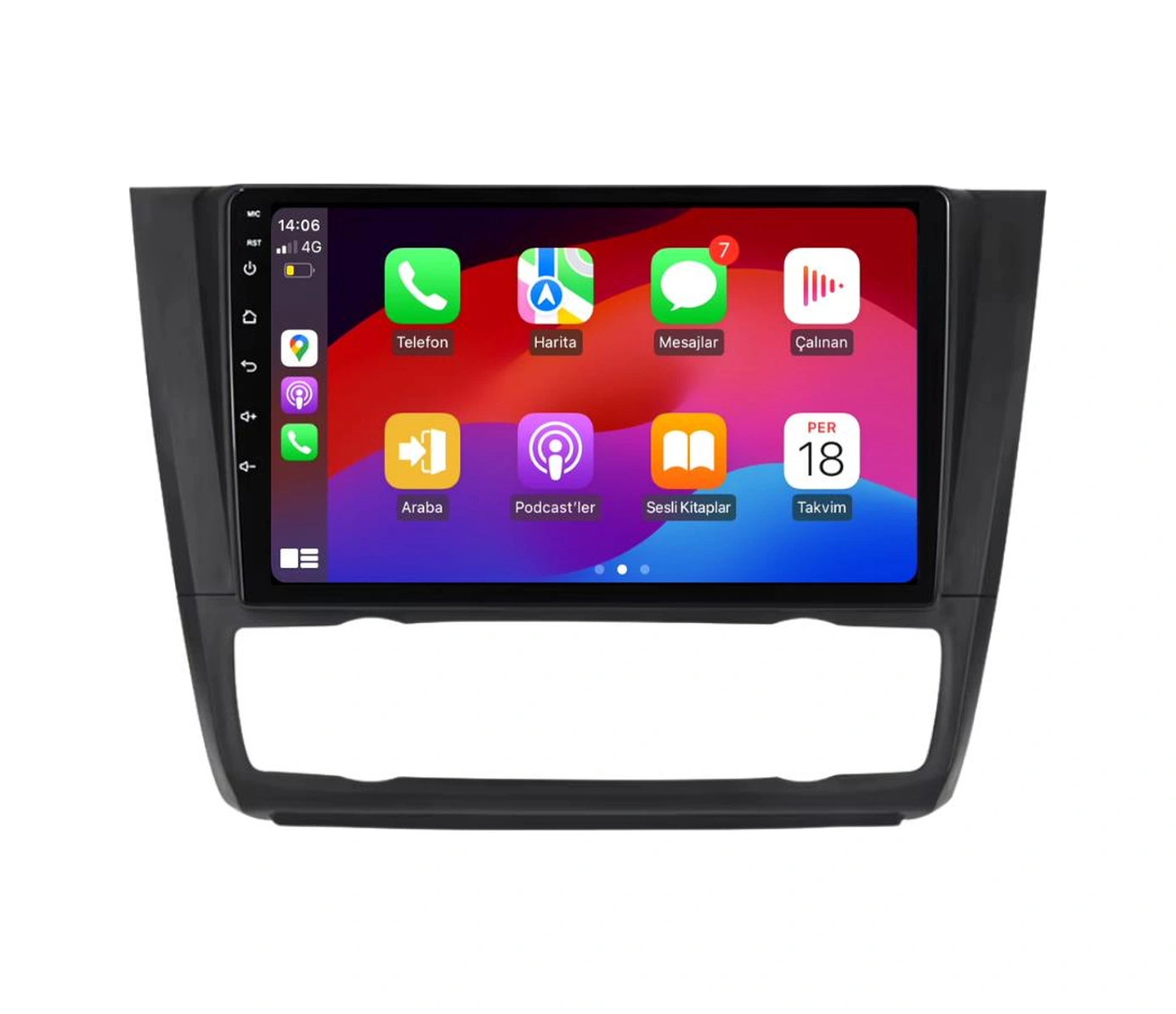 Bmw 1 Serisi E81-e82-e87-e88 Dijital Klima Android Multimedya Sistemi 2-32 For-x 2007-2011 9"