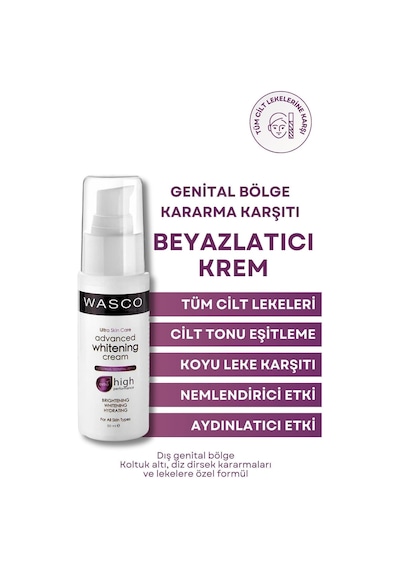 Genital Bölge Kararma Karşıtı Koltuk Altı, Diz, Dirsek Ve Dış Genital Beyazlatıcı Krem