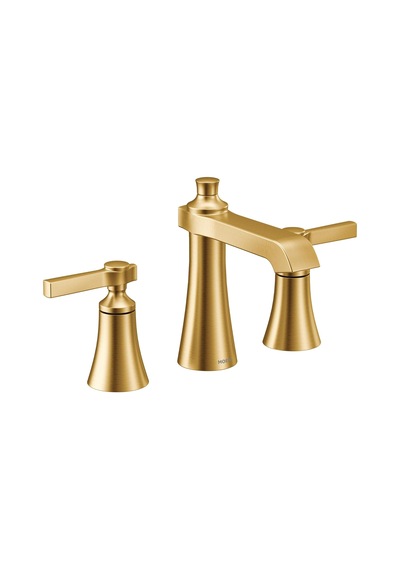 Moen Ts6984bg İki 8 Inç Yaygın Kol Banyo Bataryası Trim Seti Valf Çok Renkli