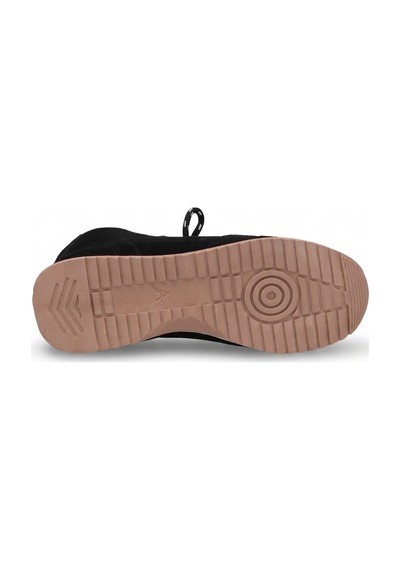 Ayakkabı Fuarı Elit Kcm195 Kadın Taşlı Sneaker Bot Siyah