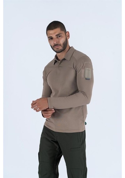 Combat Tactical T-shırt Tactıcal U.kol Pike - 802-967-bej Bej