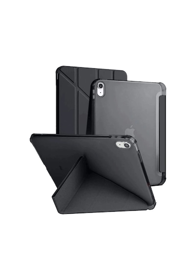 Apple iPad 2022 10.9 10.nesil Kılıf Kalemlikli Mars Tablet Kılıfı - Siyah