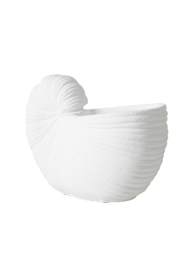 Mudo Home Whıte Shell Vazo 21x10x15 Cm Diğer