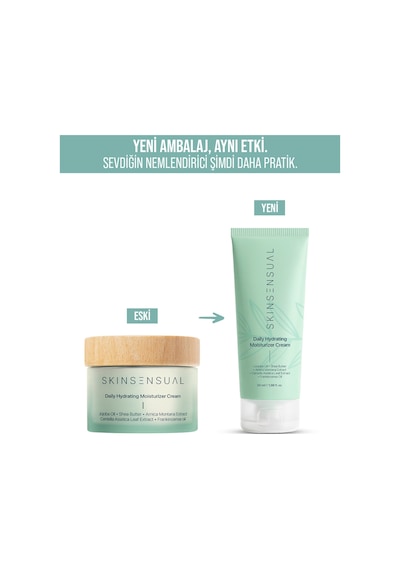 Skin Sensual Daily Hydrating Moisturizer Cream Jojoba Oil Shea Butter 24 Saat Etkili Nemlendirici