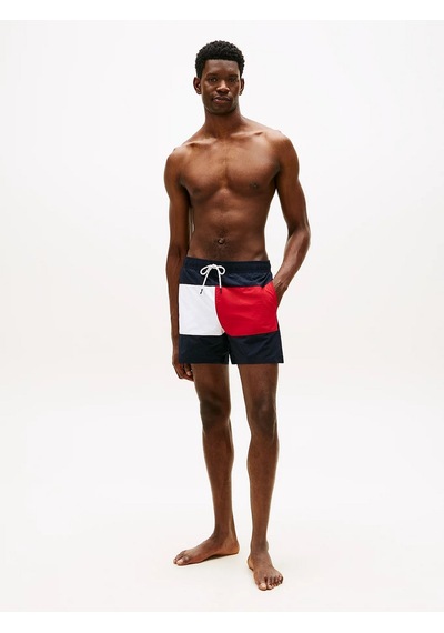 Tommy Hilfiger Um0um03840 Medium Drawstring Archive Erkek Şort Mayo Lacivert