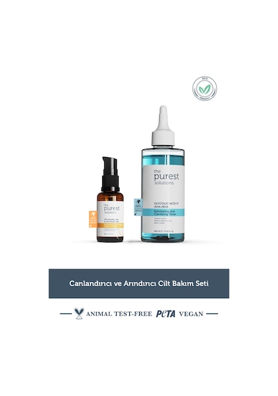 The Purest Solutions Canlandırıcı ve Arındırıcı Cilt Bakım Seti
