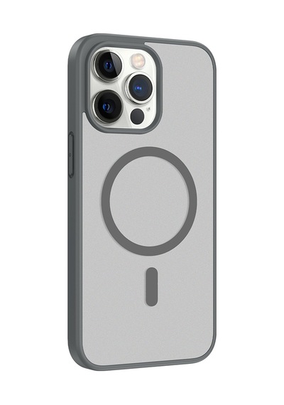 Ardemix Apple iPhone Uyumlu 14 Pro Max Kılıf M-safe Şarj Özellikli Zore Babet Kapak - Siyah