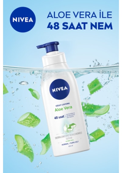 Nivea Aloe Vera Nemlendirici Serum Vücut Losyonu 2 x 400 ML