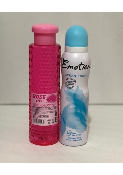 Rose City Gül Kolonyası 240 ml Alana Emotion Ocean Fresh Deodoran