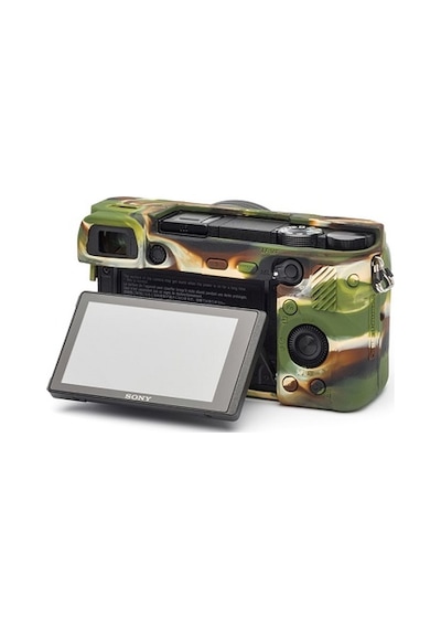 Easycover Sony A6000/A6100/A6300/A6400 Silikon Kılıf (Kamuflaj)